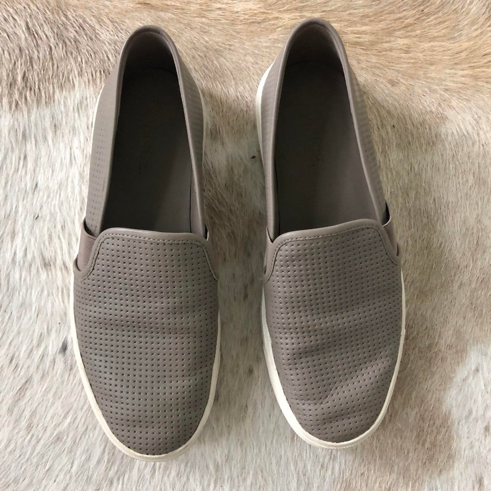 Vince Perforated Leather Blair Slip On Sneaker